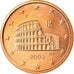 Italy, 5 Euro Cent, 2003, MS(63), Copper Plated Steel, KM:212