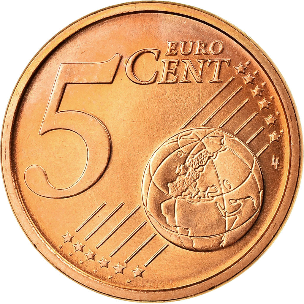 Italy, 5 Euro Cent, 2003, MS(63), Copper Plated Steel, KM:212