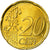 Itália, 20 Euro Cent, 2005, MS(63), Latão, KM:214