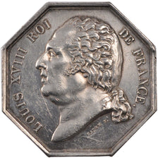 France, Token, Insurance, 1818, AU(55-58), Silver, Gailhouste:110