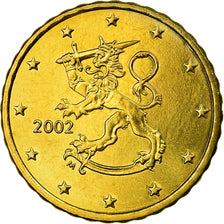 Finlandia, 10 Euro Cent, 2002, SC, Latón, KM:101