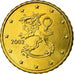 Finlandia, 10 Euro Cent, 2002, SC, Latón, KM:101