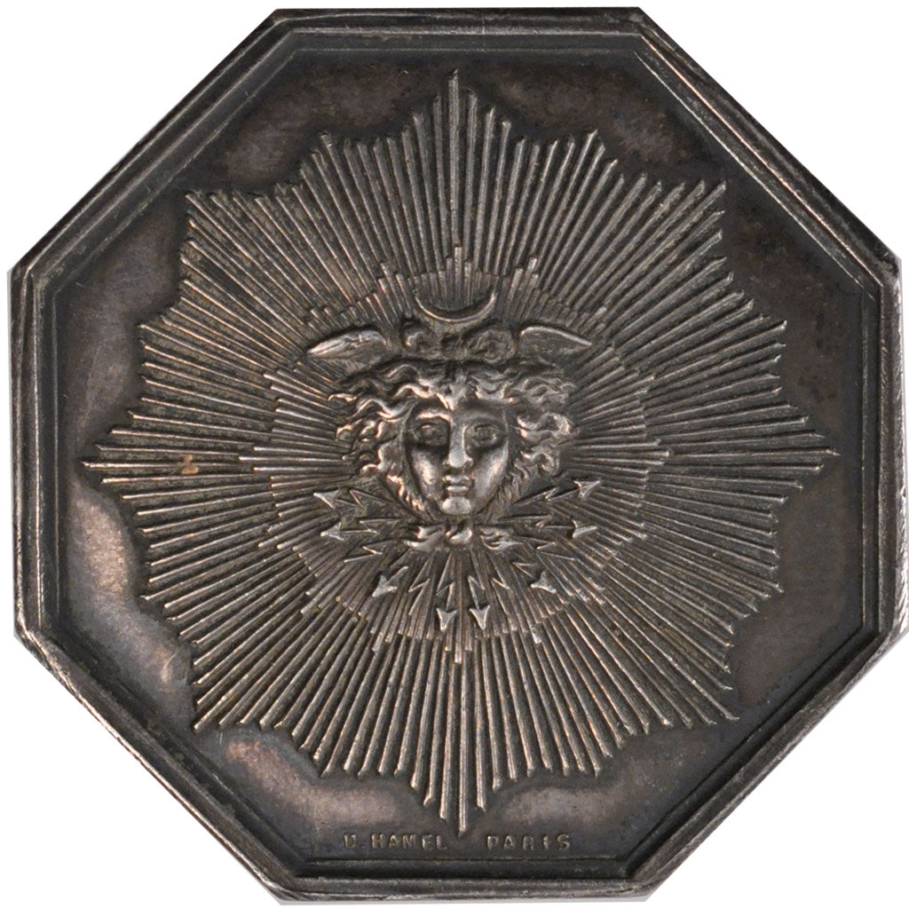 France, Insurance, Token, 1829, MS(60-62), Silver, Gailhouste #683, 20.40