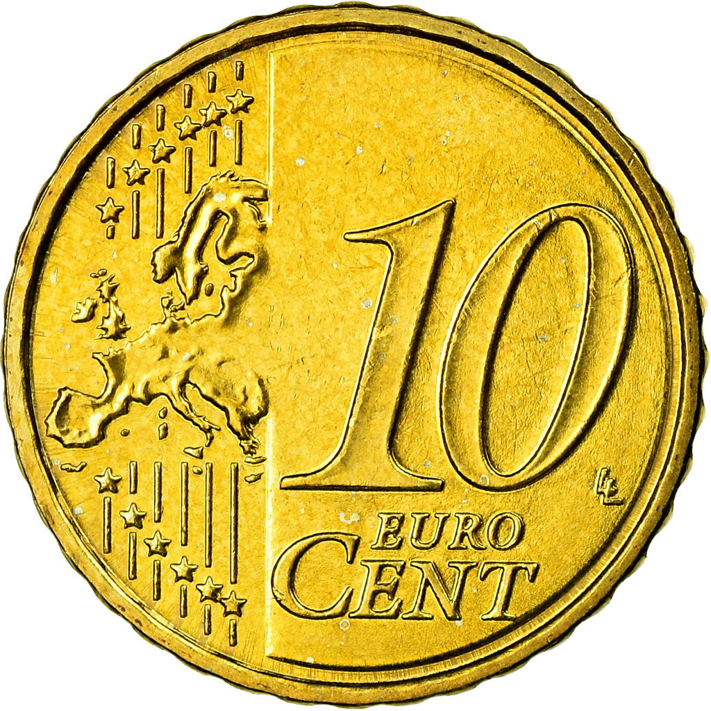 Finnland, 10 Euro Cent, 2012, UNZ, Messing, KM:126