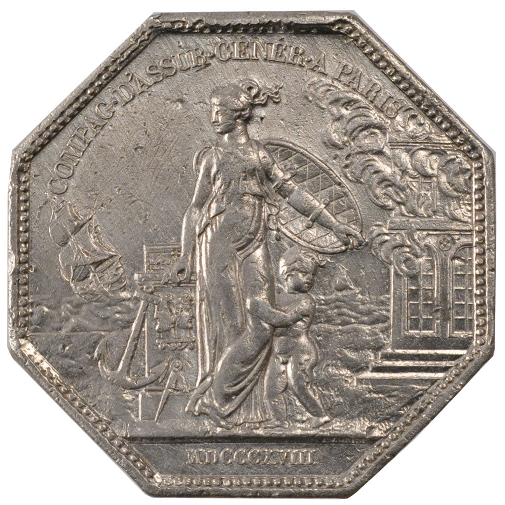 Compagnie d'Assurances Générales de Paris, Jeton 