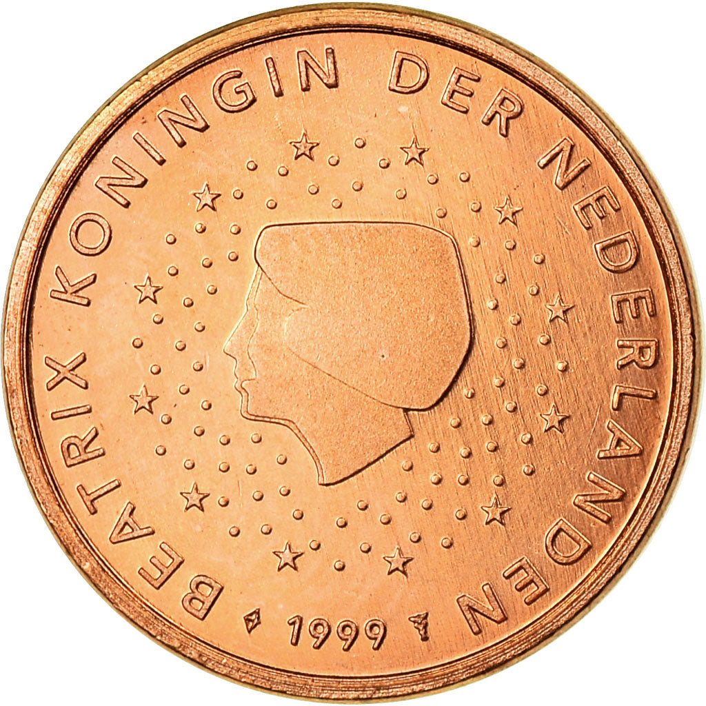 Pays-Bas, Euro Cent, 1999, SUP, Copper Plated Steel, KM:234
