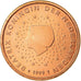 Países Baixos, Euro Cent, 1999, AU(55-58), Aço Cromado a Cobre, KM:234