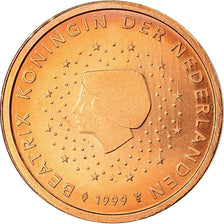 Paesi Bassi, 2 Euro Cent, 1999, SPL-, Acciaio placcato rame, KM:235