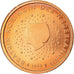 Países Bajos, 2 Euro Cent, 1999, EBC, Cobre chapado en acero, KM:235