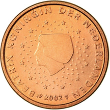 Paesi Bassi, Euro Cent, 2002, SPL, Acciaio placcato rame, KM:234