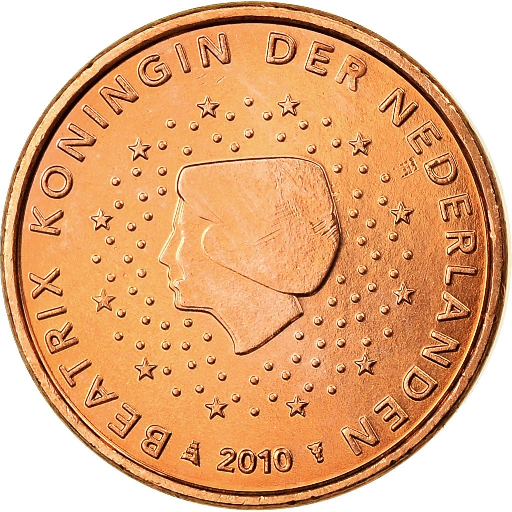 Netherlands, Euro Cent, 2010, MS(63), Copper Plated Steel, KM:234