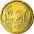 Holandia, 20 Euro Cent, 2010, Utrecht, MS(63), Mosiądz, KM:269
