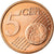Países Bajos, 5 Euro Cent, 2012, SC, Cobre chapado en acero, KM:236