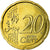 Holandia, 20 Euro Cent, 2012, Utrecht, MS(63), Mosiądz, KM:269