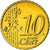 REPUBLIKA IRLANDII, 10 Euro Cent, 2005, Sandyford, MS(63), Mosiądz, KM:35