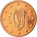 IRELAND REPUBLIC, Euro Cent, 2007, UNZ, Copper Plated Steel, KM:32