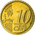 IRELAND REPUBLIC, 10 Euro Cent, 2009, MS(63), Brass, KM:47