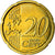 IRELAND REPUBLIC, 20 Euro Cent, 2009, MS(63), Brass, KM:48