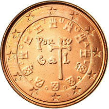Portugal, Euro Cent, 2003, MS(63), Copper Plated Steel, KM:740