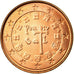 Portugal, Euro Cent, 2003, MS(63), Copper Plated Steel, KM:740