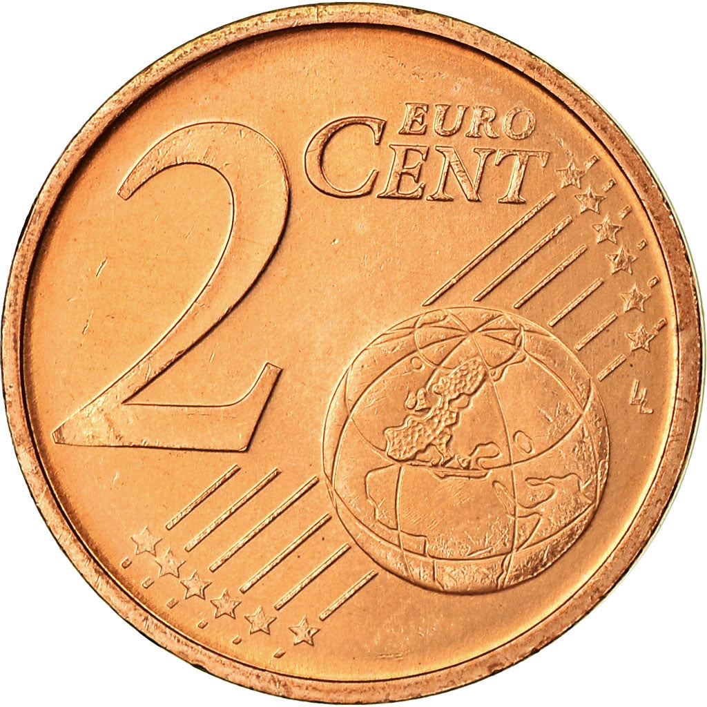Portugal, 2 Euro Cent, 2003, MS(63), Copper Plated Steel, KM:741