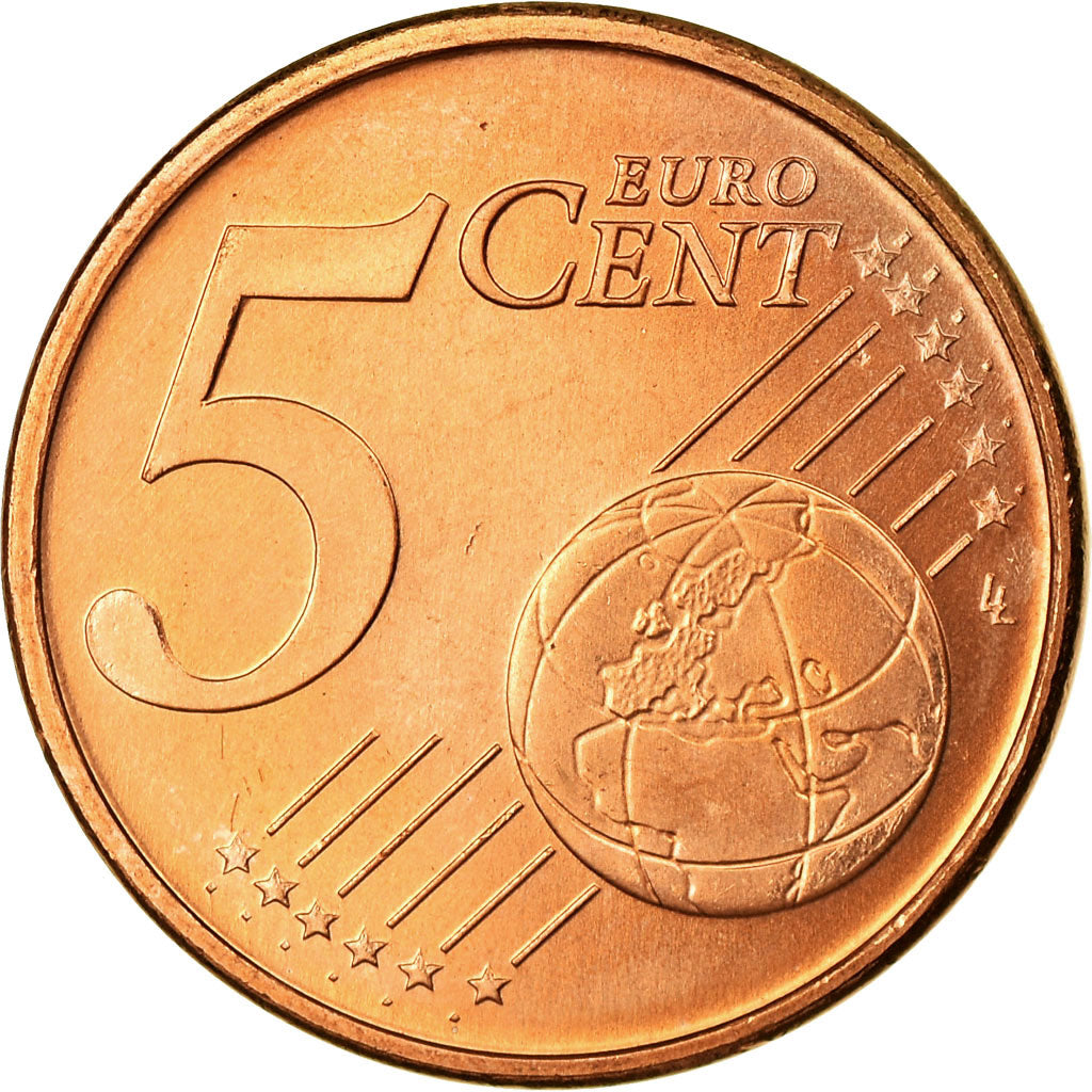 Portugal, 5 Euro Cent, 2003, MS(63), Copper Plated Steel, KM:742
