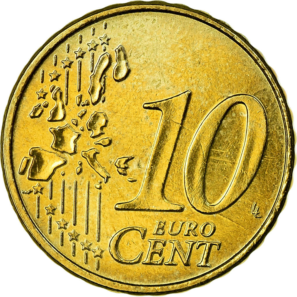 Belgien, 10 Euro Cent, 1999, VZ, Messing, KM:227