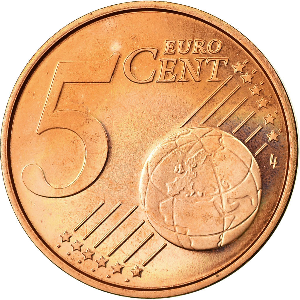 Belgium, 5 Euro Cent, 2001, MS(63), Copper Plated Steel, KM:226