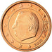 Belgium, Euro Cent, 2002, MS(63), Copper Plated Steel, KM:224