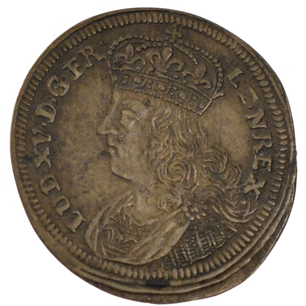 France, Royal, Token, EF(40-45), Copper, Feuardent #13244, 1.88