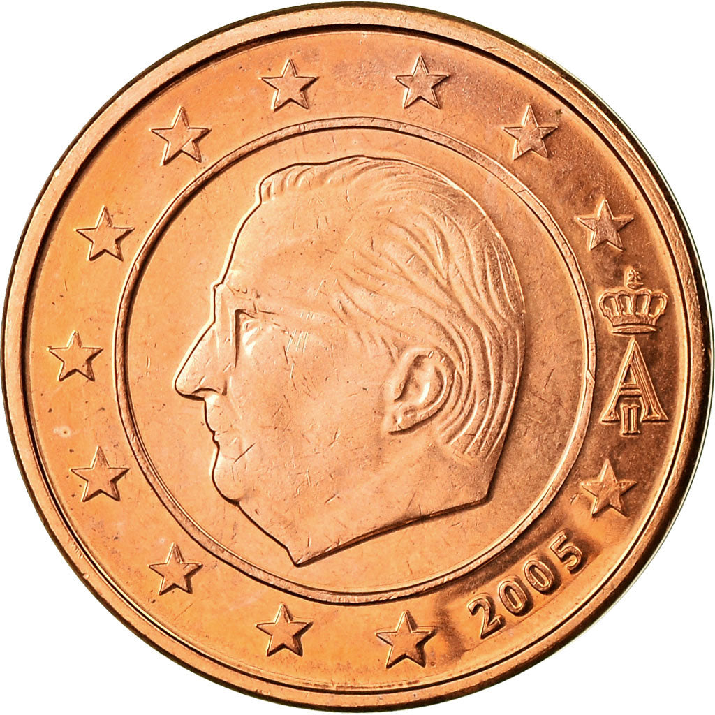 Belgium, 2 Euro Cent, 2005, MS(63), Copper Plated Steel, KM:225