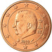 Belgio, Euro Cent, 2010, SPL, Acciaio placcato rame, KM:274