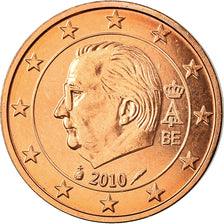 Belgium, 2 Euro Cent, 2010, MS(63), Copper Plated Steel, KM:275