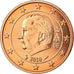 Belgium, 2 Euro Cent, 2010, MS(63), Copper Plated Steel, KM:275