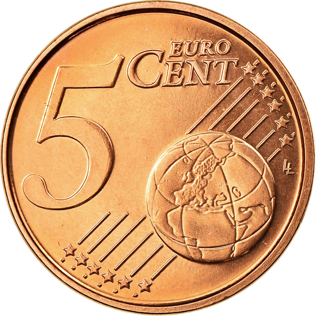 België, 5 Euro Cent, 2010, UNC-, Copper Plated Steel, KM:276