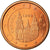 Hiszpania, Euro Cent, 1999, MS(63), Miedź platerowana stalą, KM:1040