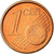 Hiszpania, Euro Cent, 1999, MS(63), Miedź platerowana stalą, KM:1040
