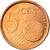 Espanha, 5 Euro Cent, 2001, MS(63), Aço Cromado a Cobre, KM:1042