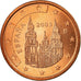 Spagna, 2 Euro Cent, 2003, SPL, Acciaio placcato rame, KM:1041