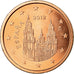 Spanien, 2 Euro Cent, 2012, UNZ, Copper Plated Steel, KM:1145