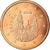 Espanha, 5 Euro Cent, 2012, MS(63), Aço Cromado a Cobre, KM:1146