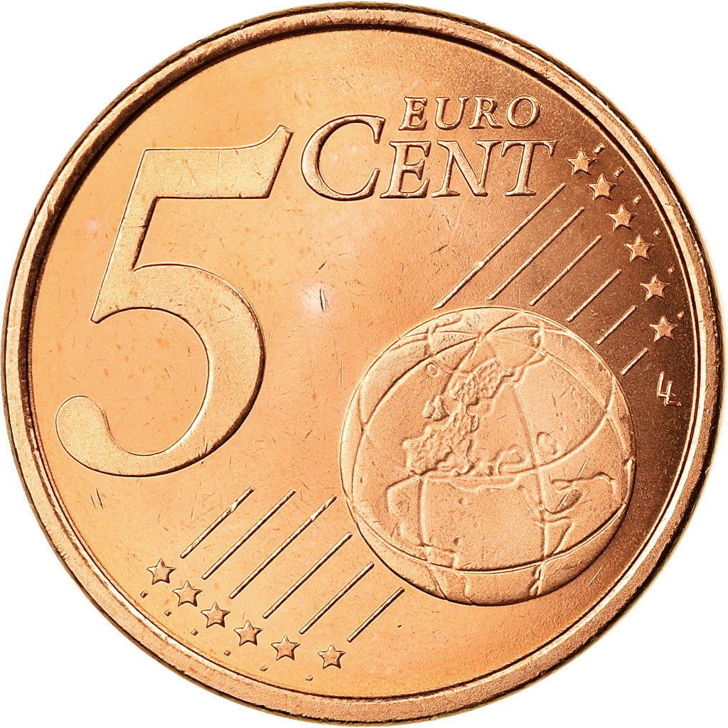 Spagna, 5 Euro Cent, 2012, SPL, Acciaio placcato rame, KM:1146
