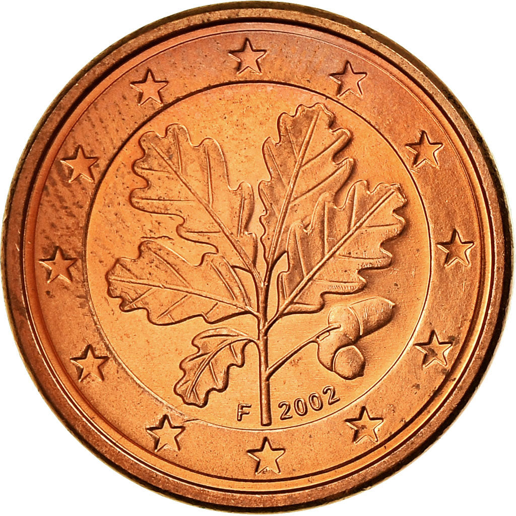 République fédérale allemande, Euro Cent, 2002, SUP, Copper Plated Steel