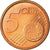 Federale Duitse Republiek, 5 Euro Cent, 2002, PR, Copper Plated Steel, KM:209