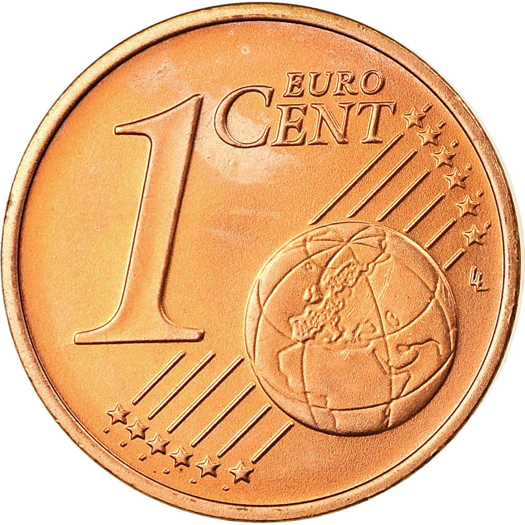 GERMANY - FEDERAL REPUBLIC, Euro Cent, 2003, AU(55-58), Copper Plated Steel