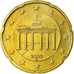 République fédérale allemande, 20 Euro Cent, 2003, SUP, Laiton, KM:211