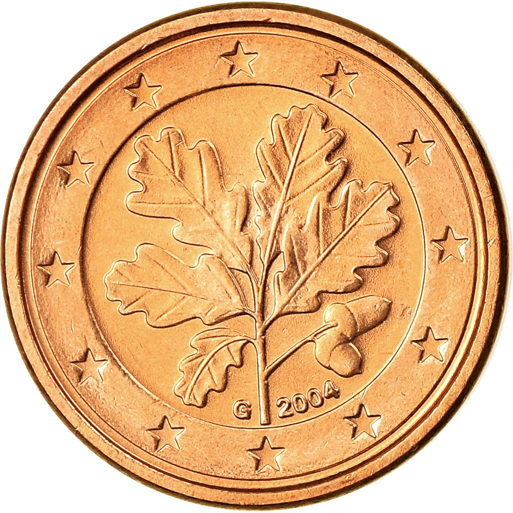 République fédérale allemande, Euro Cent, 2004, SUP, Copper Plated Steel