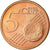 Niemcy - RFN, 5 Euro Cent, 2004, Karlsruhe, AU(55-58), Miedź platerowana