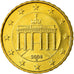 GERMANY - FEDERAL REPUBLIC, 10 Euro Cent, 2004, AU(55-58), Brass, KM:210