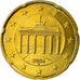 République fédérale allemande, 20 Euro Cent, 2004, SUP, Laiton, KM:211